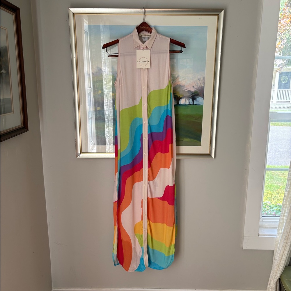 Mara Hoffman Auralight Shirt Dress NWT